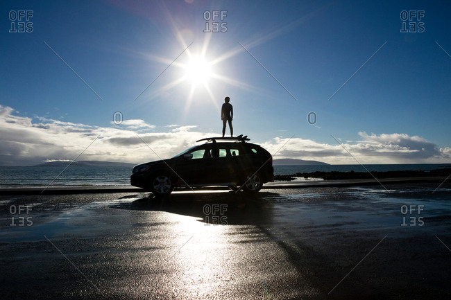 Surf Boards On Car Stock Photos Offset