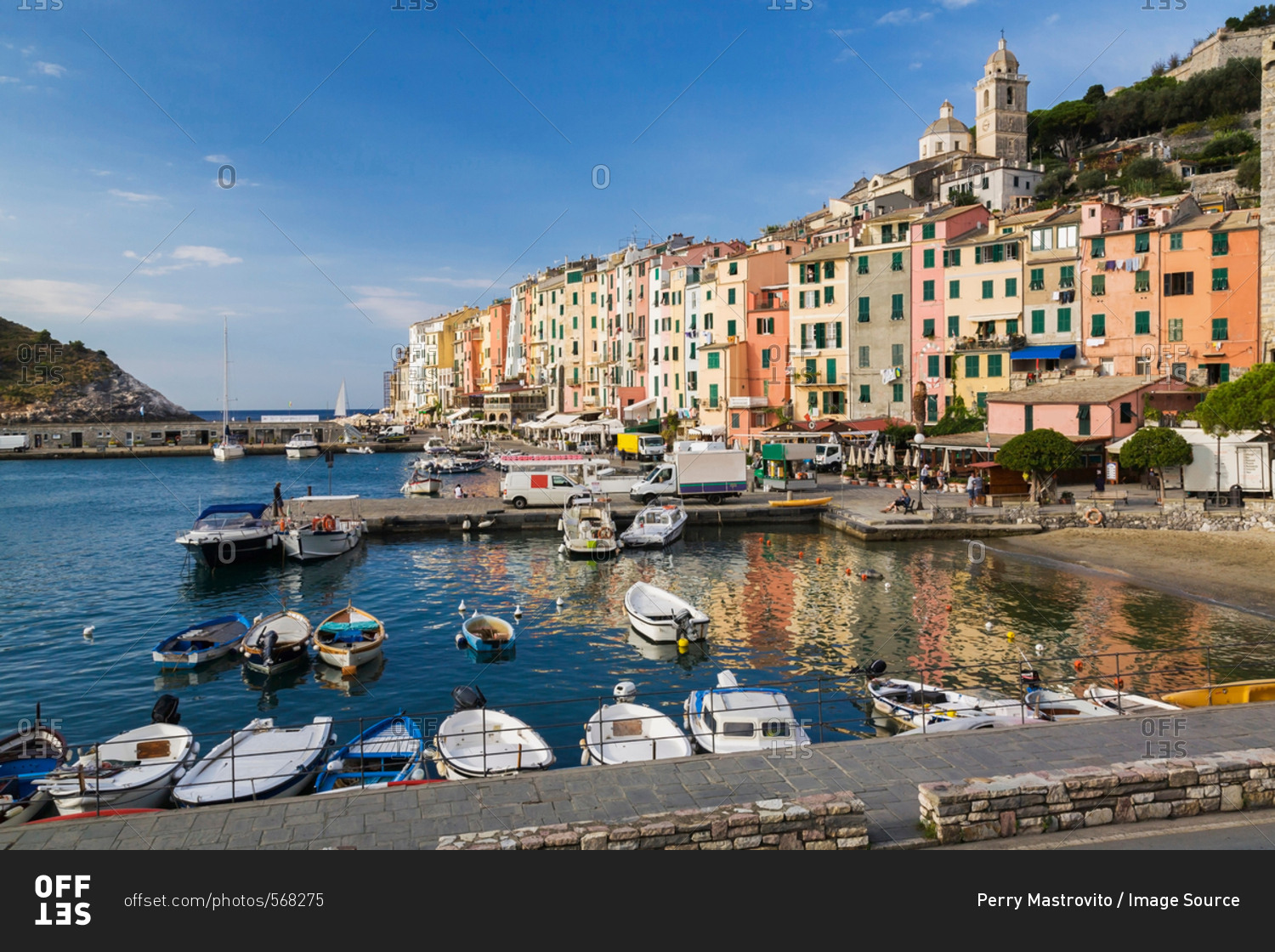Portovenere, La Spezia, Italy 22/09/2016 Harbor and colorful