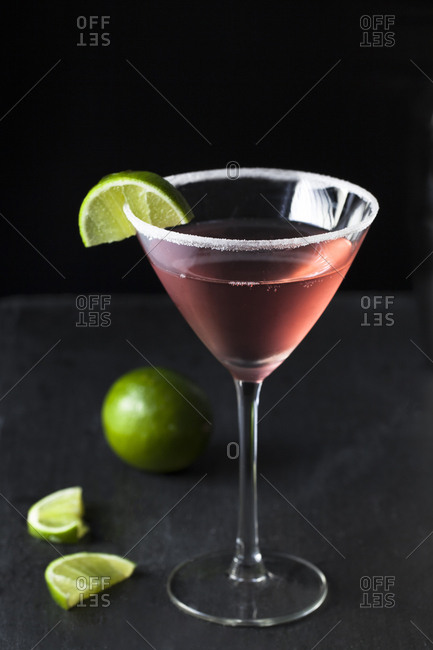 Cosmopolitan with lime