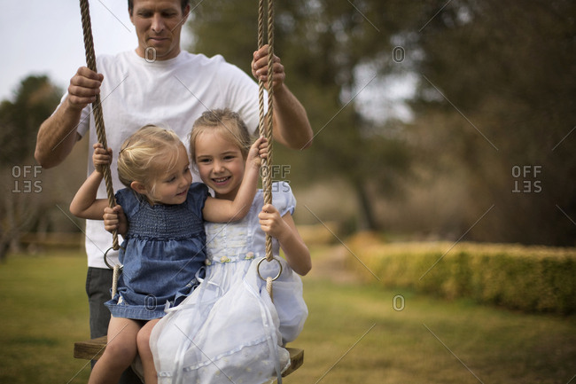 Push On The Swing Stock Photos Offset