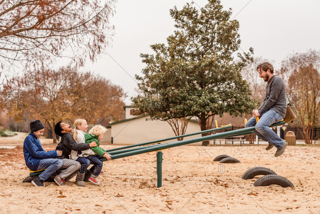 kids seesaw