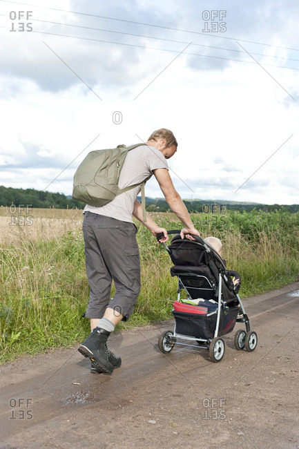 pushing prams
