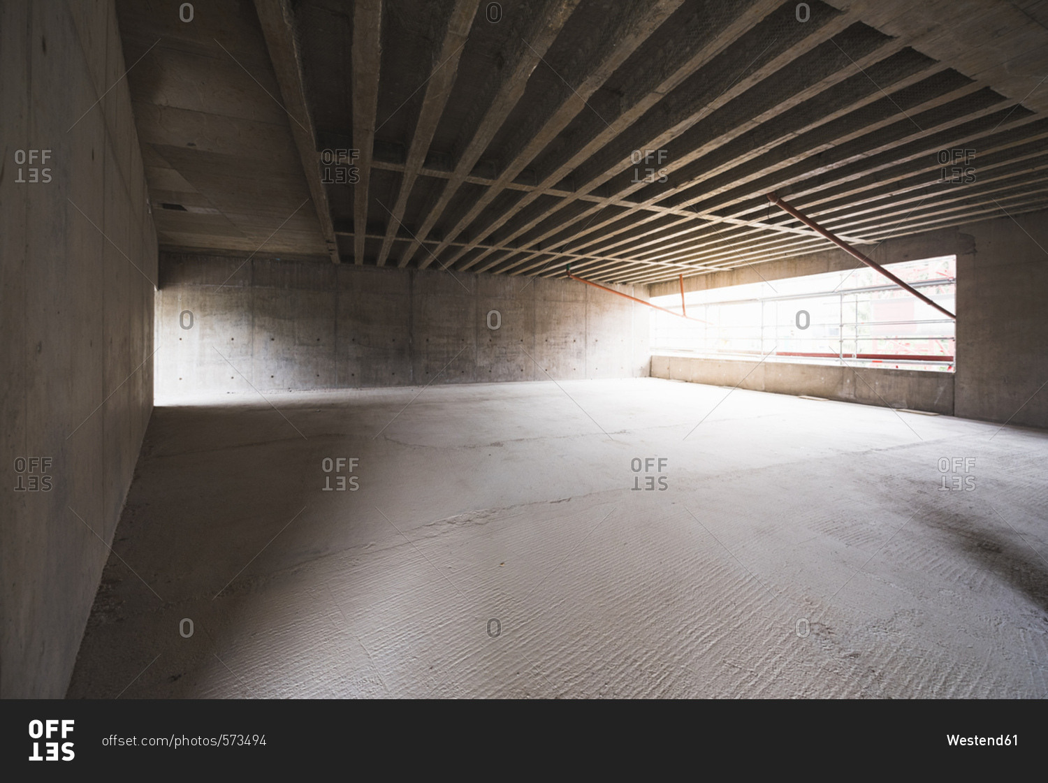 Unfinished building under construction Offset stock photo OFFSET