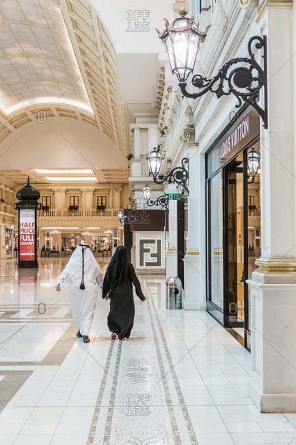 Qatar, Doha - June 12, 2017: Aspire Zone, The Villaggio Mall, the luxury area