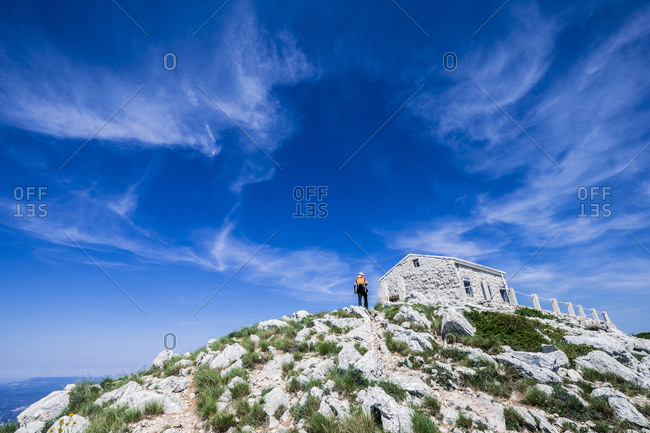 Landscape in Biokovo National Park in Croatia Europe