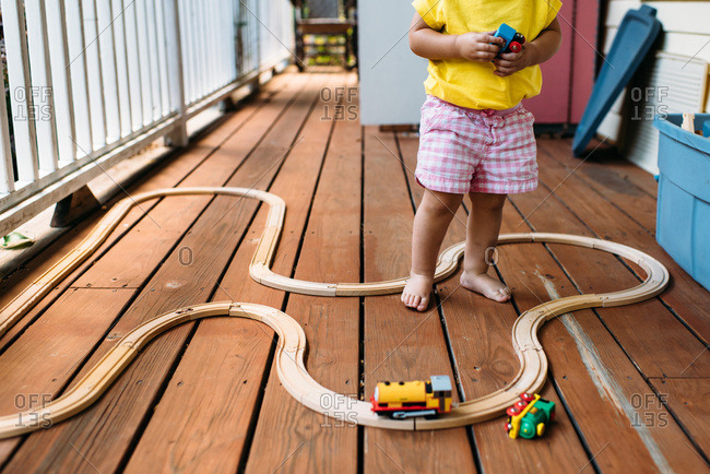 wooden tracks