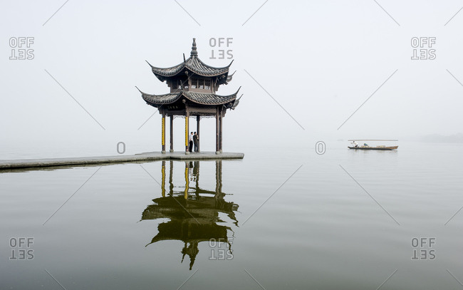 The West Lake, the big tourist attraction