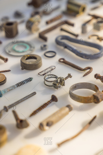 Assortment of hardware