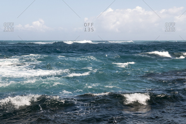 Waves off the coast of San Juan, Puerto Rico