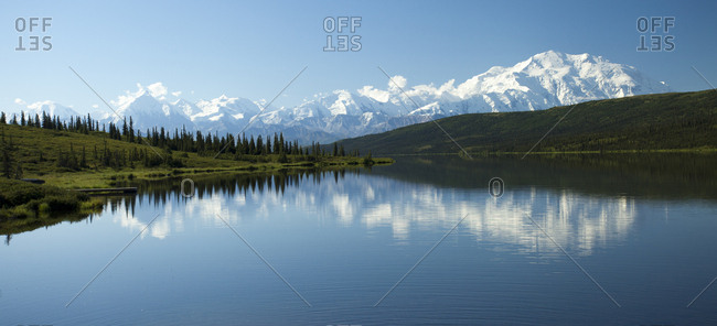 Panoramic view of Denali National Park