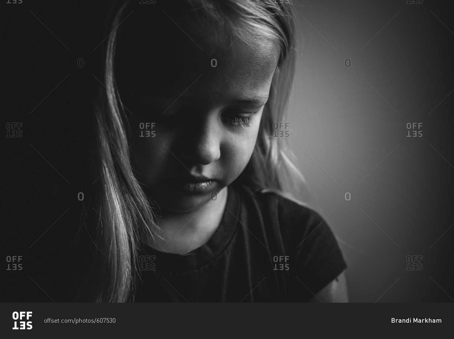 Portrait of sad girl