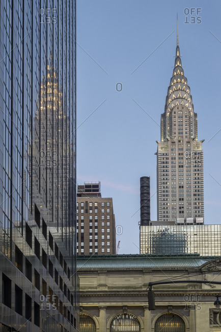 New York City, USA - April 8, 2017: The Chrysler building