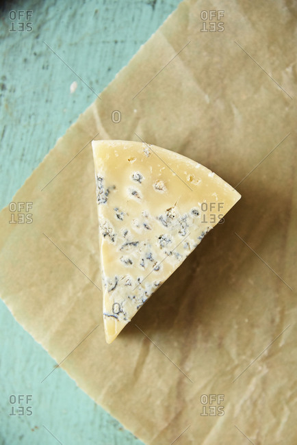 Wedge of Blue Cheese - Offset