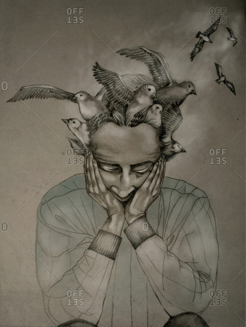 Alzheimer's disease, illustration