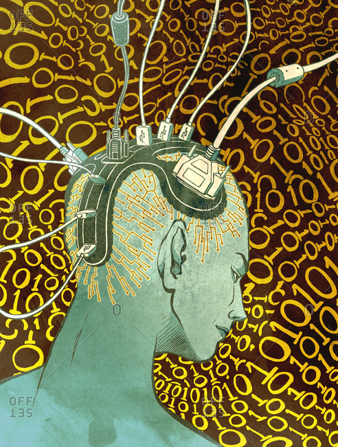 Illustration of brainstorming