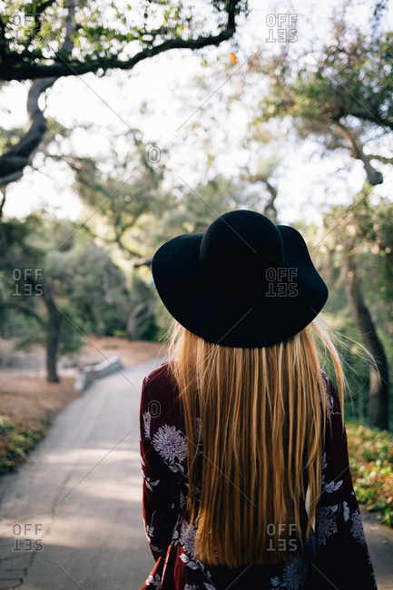 Young Woman with long blonde hair 