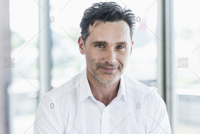 Portrait of smiling businessman
