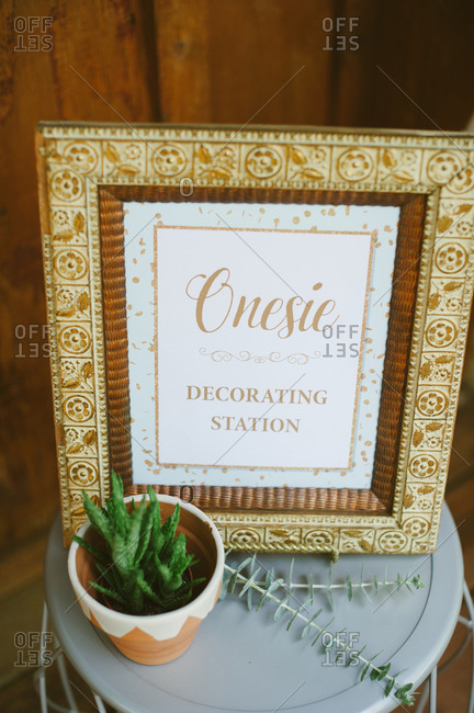 Onesie Decorating Stock Photos Offset