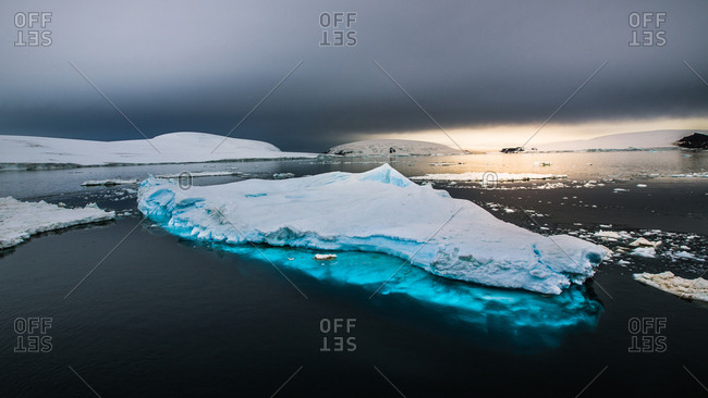 Antarctica wild natural landscape