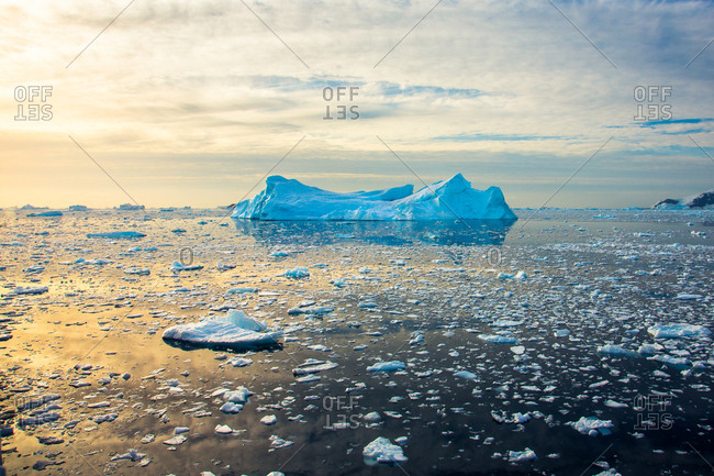Antarctica wild natural landscape