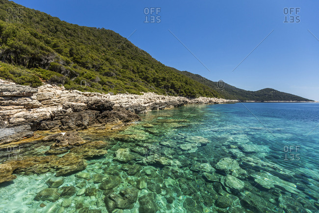 Pristine waters at Mljet National Park, Croatia