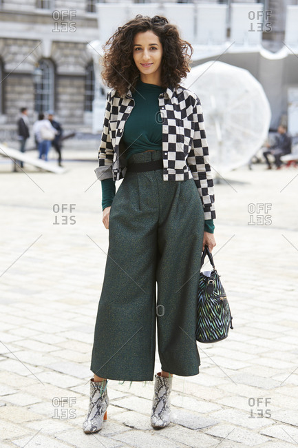 culottes with ankle boots