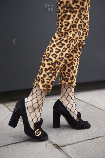 Gucci leopard clearance heels