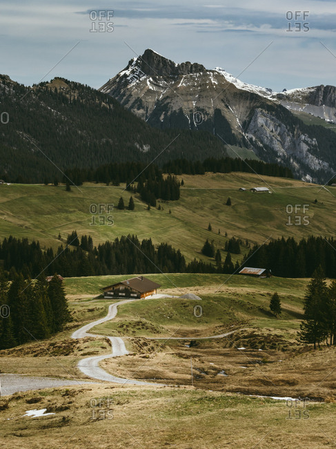 Landscape of exotic rural village