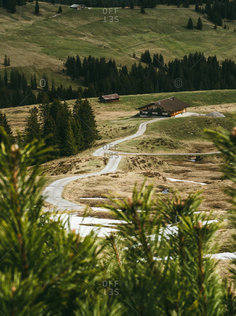 Landscape of exotic rural village
