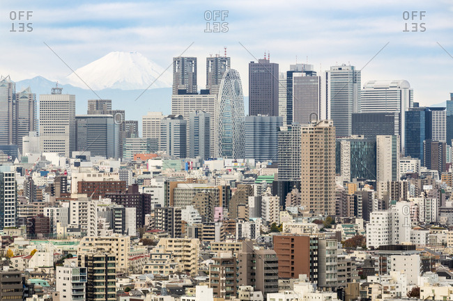 Shinjuku Skyline Stock Photos Offset