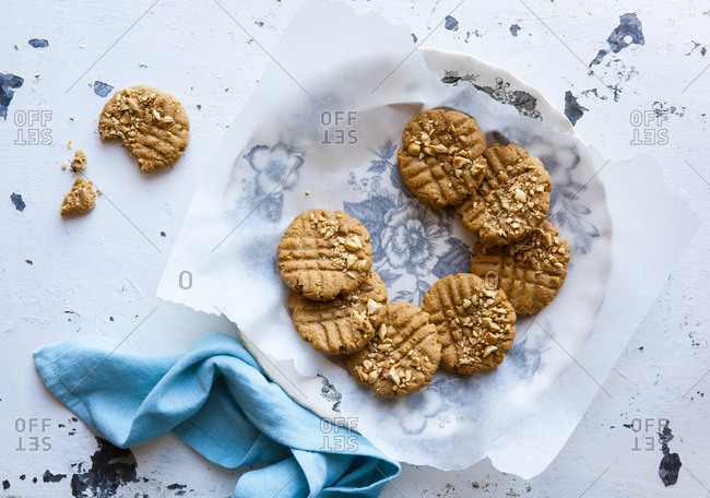 Peanut butter biscuit