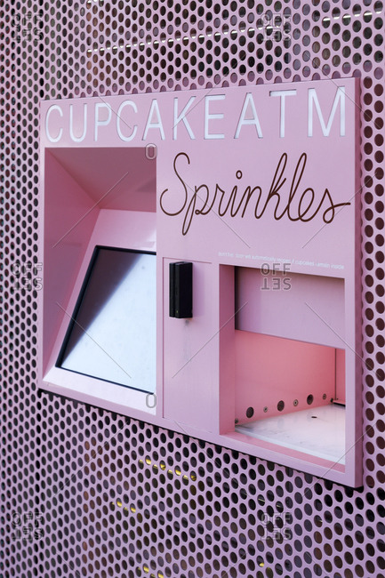Beverly Hills, California, USA - October 20, 2017: Sprinkles cupcake ATM