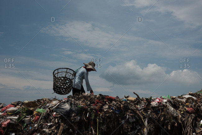 February 21, 2016: Indonesia, Jakarta, Bantar Gebang landfill