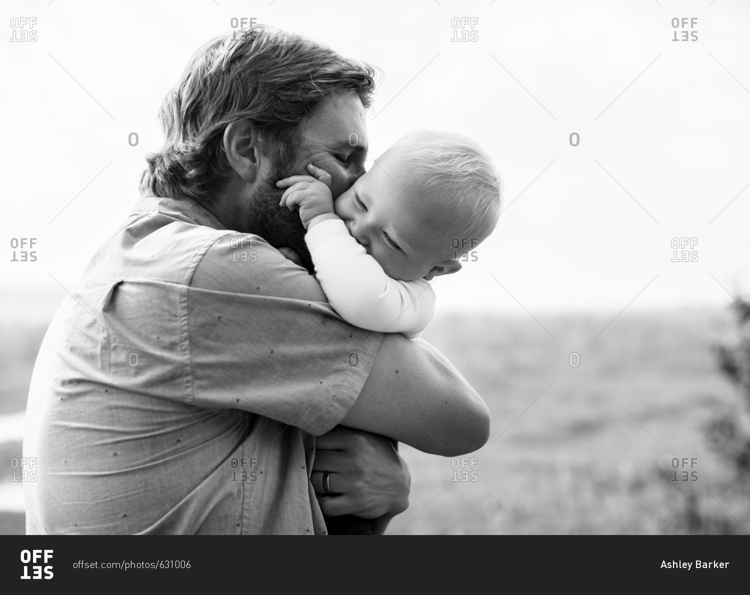 Father tightly hugging baby - from the Offset Collection stock photo ...