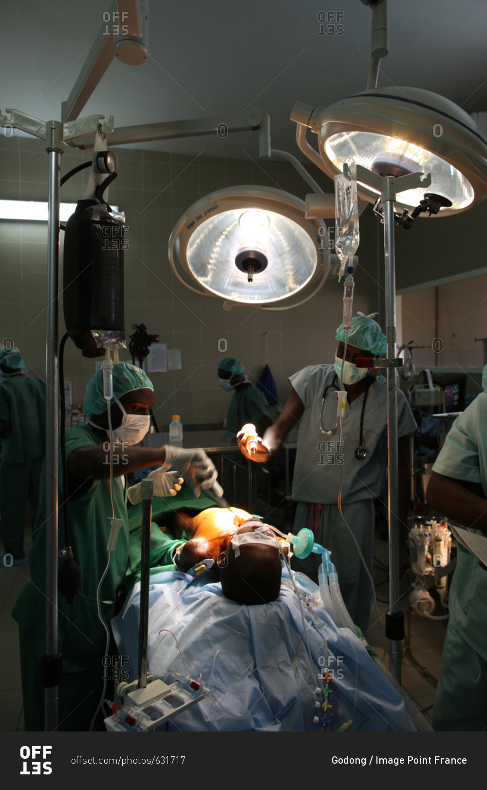 April 5, 2011: Operating Theatre In A Cardiac Surgery Ward At Fann ...