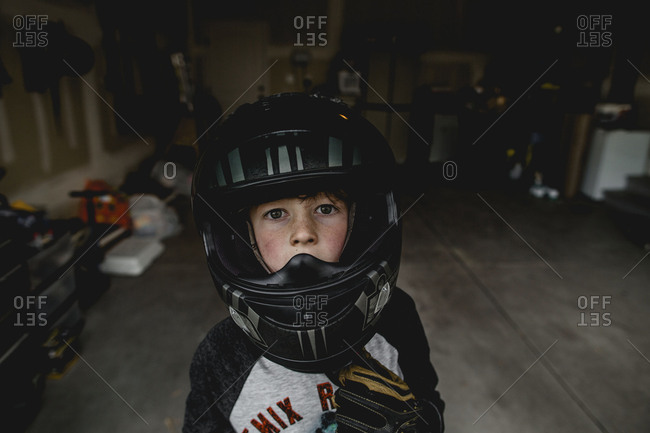 boy helmet motorcycle