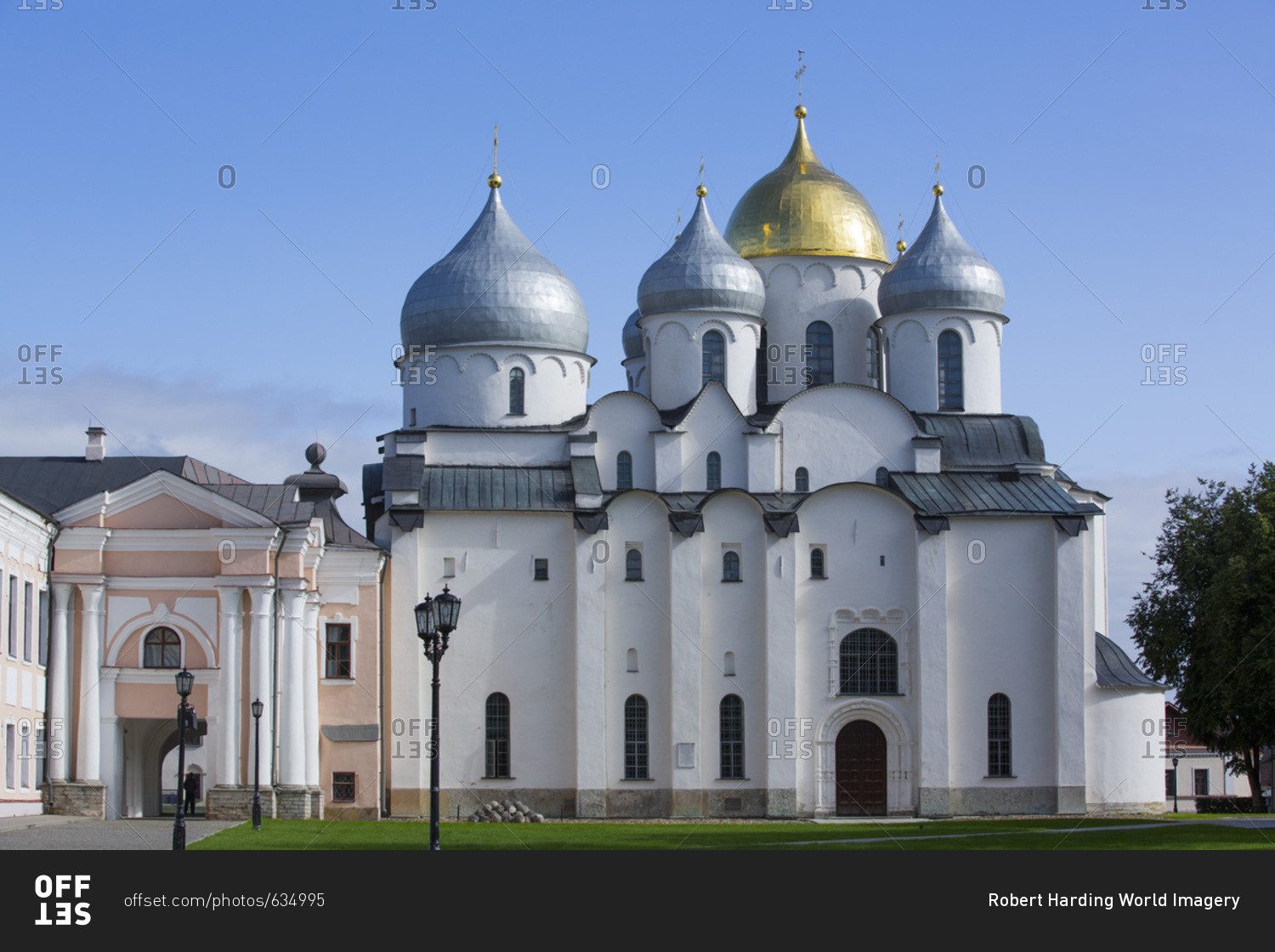 St. Sophia Cathedral, Kremlin, UNESCO World Heritage Site, Veliky Novgorod, Novgorod Oblast, Russia, Europe
