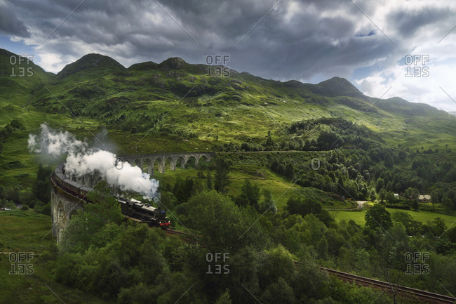 the hogwarts train riding through a beautiful valley, | Stable Diffusion |  OpenArt