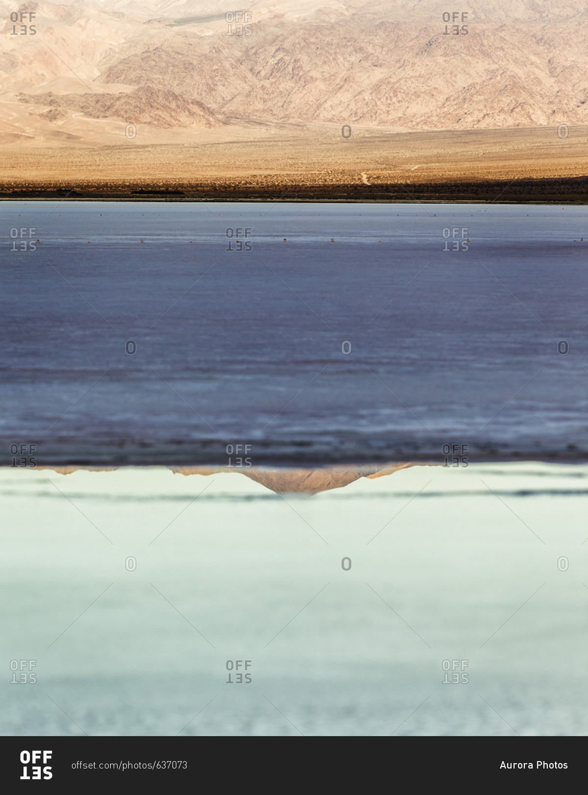 Natural scenery with lake, Saline Valley, Death Valley National Park, California, USA