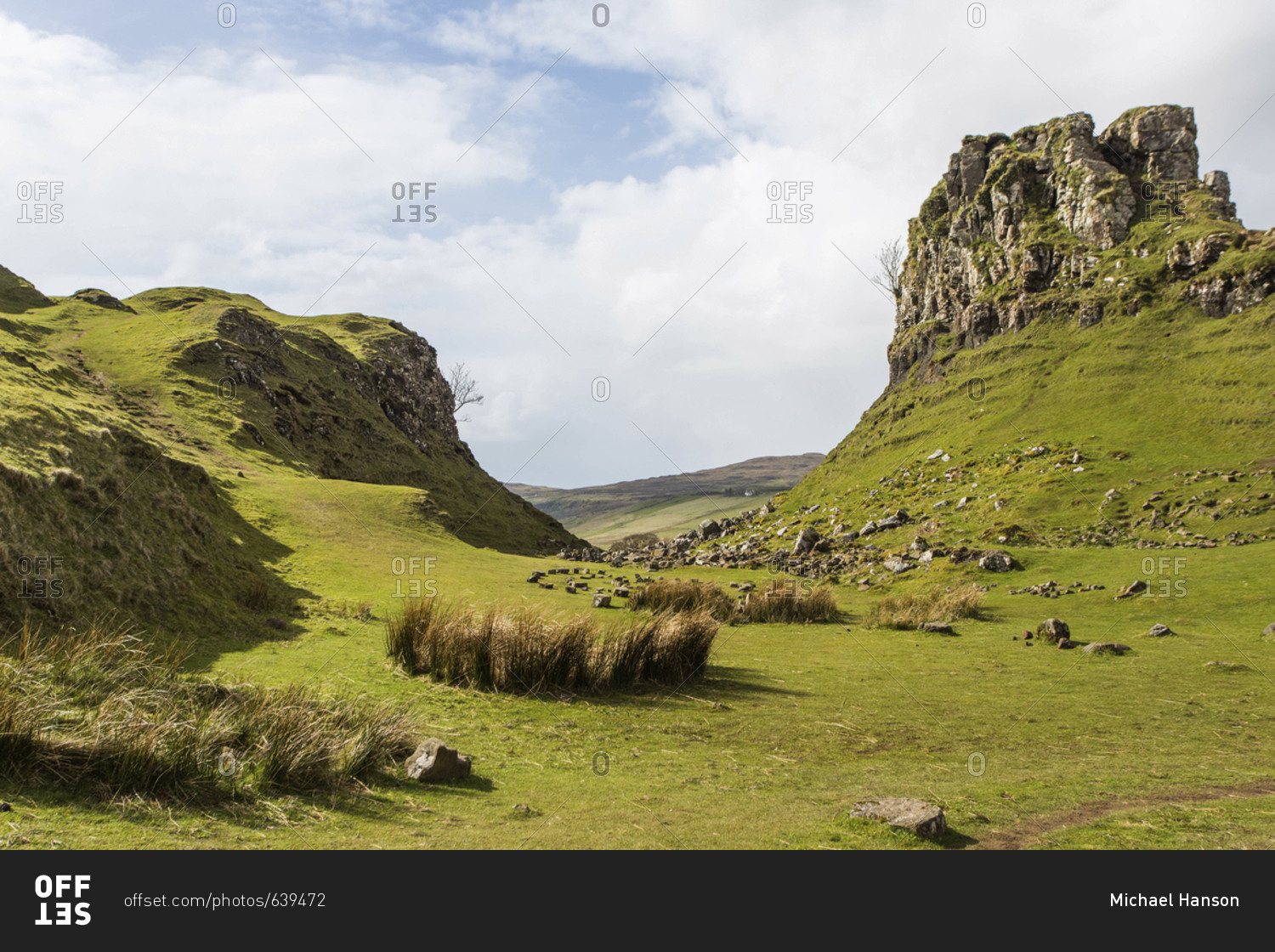 Fairy Glen is a popular tourist destination on the northern side of the Isle of Skye, Scotland