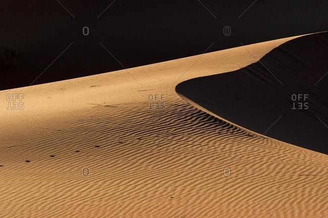 Sand dune, Namib Desert, Namibia, Africa