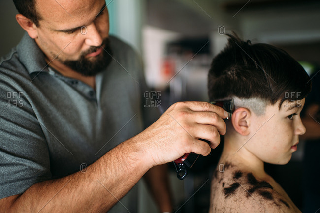Father Cutting Hair Image  Photo Free Trial  Bigstock