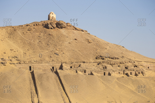 Tombs of the Nobles on the West Bank, Aswan, Upper Egypt, Egypt, North Africa, Africa