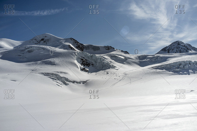 Mountain range, snowcapped, Tyrol, Austria
