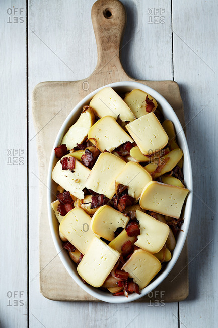Tartiflette before being cooked