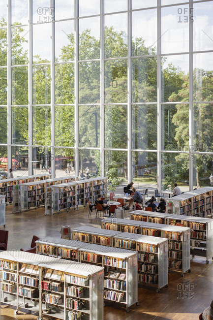 Malmo, Sweden - September 11, 2016: Malmo City Library