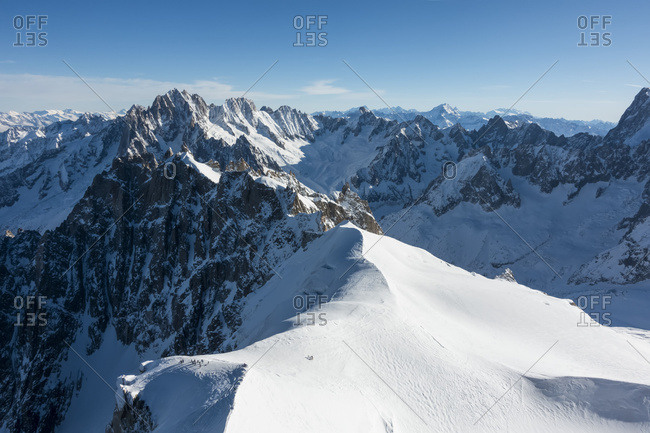 Off Piste Skiing in Chamonix Mont Blanc France