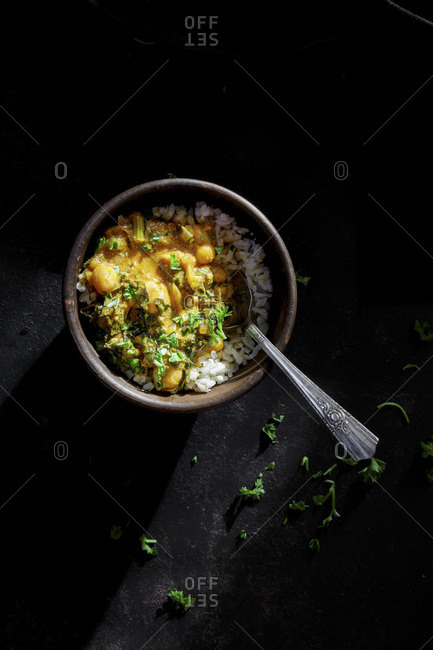 Kale and Chickpea Curry - Offset