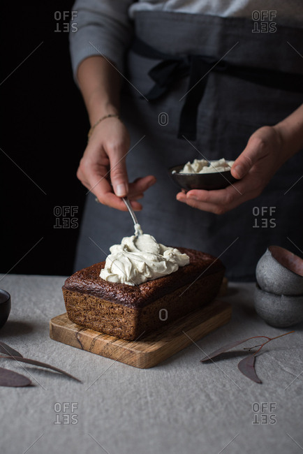 Carrot cake with cream cheese