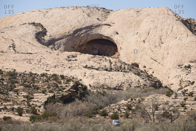 Fishmouth Cave, Comb Ridge, Bears Ears National Monument, Utah, USA